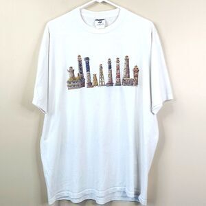 Vintage 1998 Jerzees Heavyweight Lighthouse Frontside Graphic Tee XL